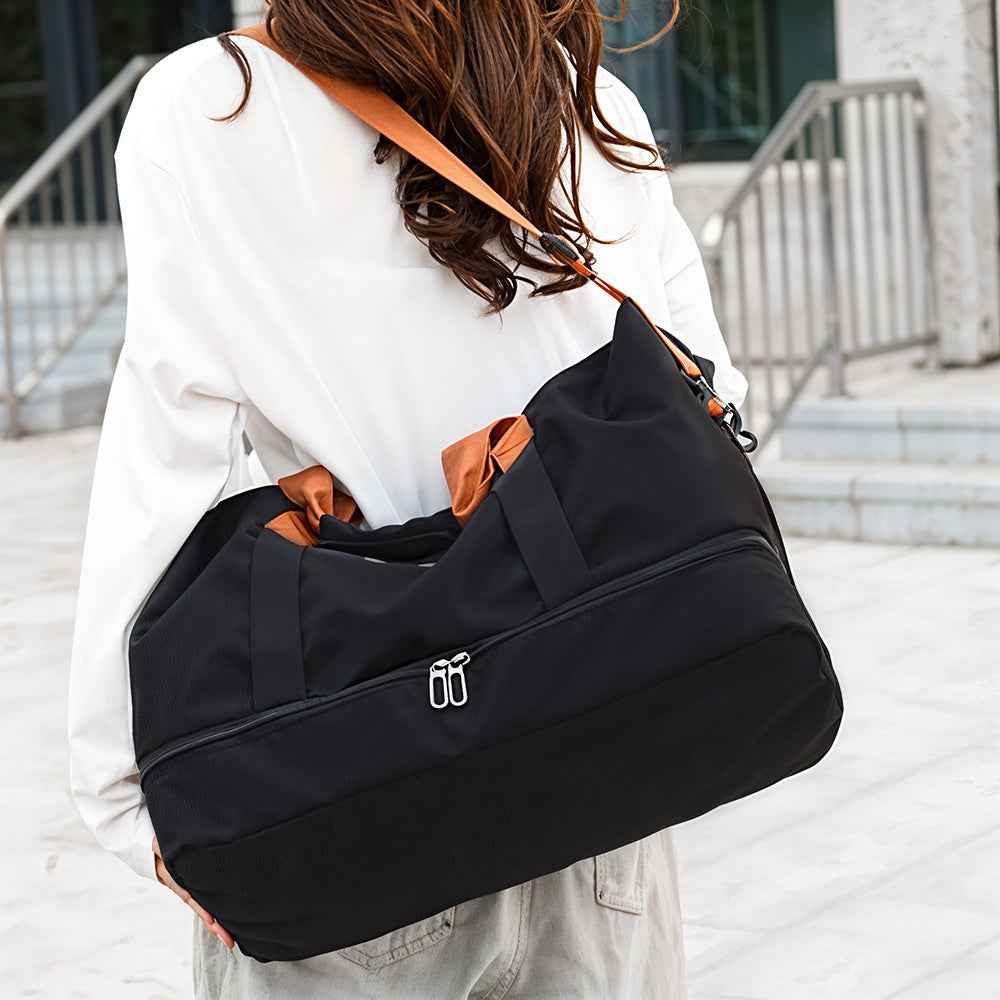 Ladies/Men'S Large Capacity Travel Luggage, Sports Luggage, Gym Handbag, Weekend Shoulder Bag, Overnight Bag, Lightweight Sports Travel with Shoes, Cabin Shoulder Bag, Handbag