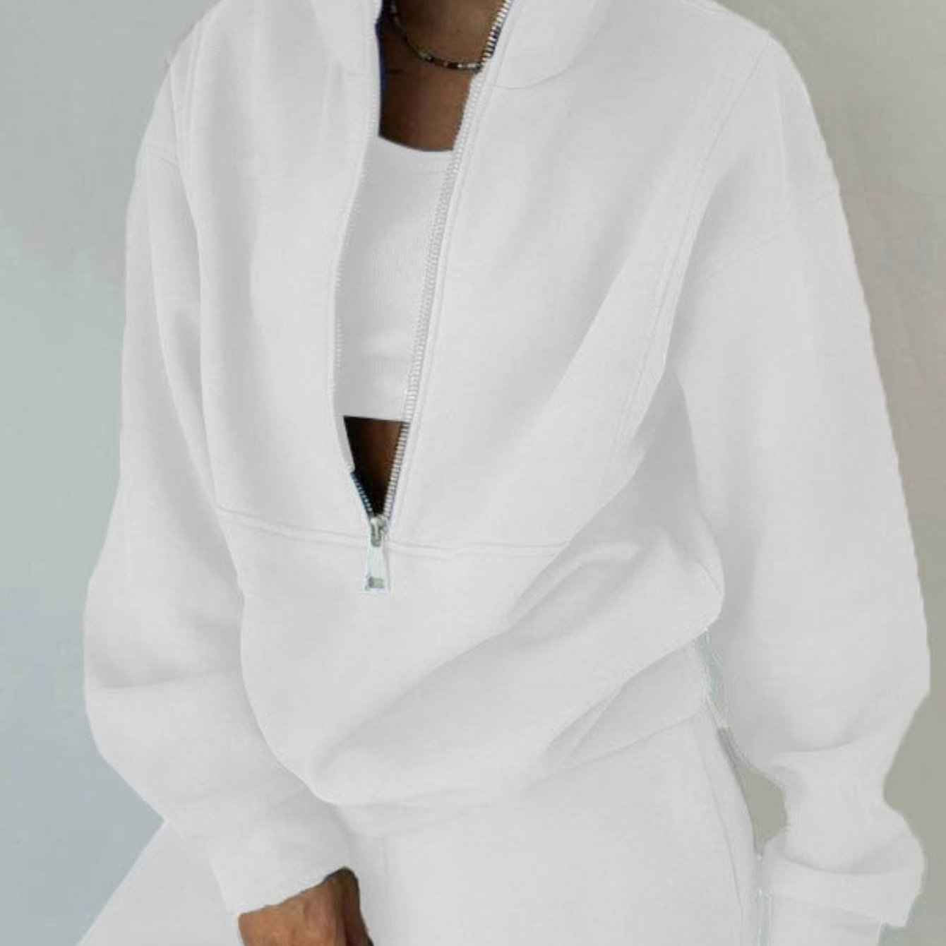 2025 Spring European and American Women'S Clothing Two-piece Sweater Fleece s Street Casual Fashion Suit Women, Streetwear Set, Casual Wear, Modern Streetwear, Trendy Fashion, Cozy Knitwear