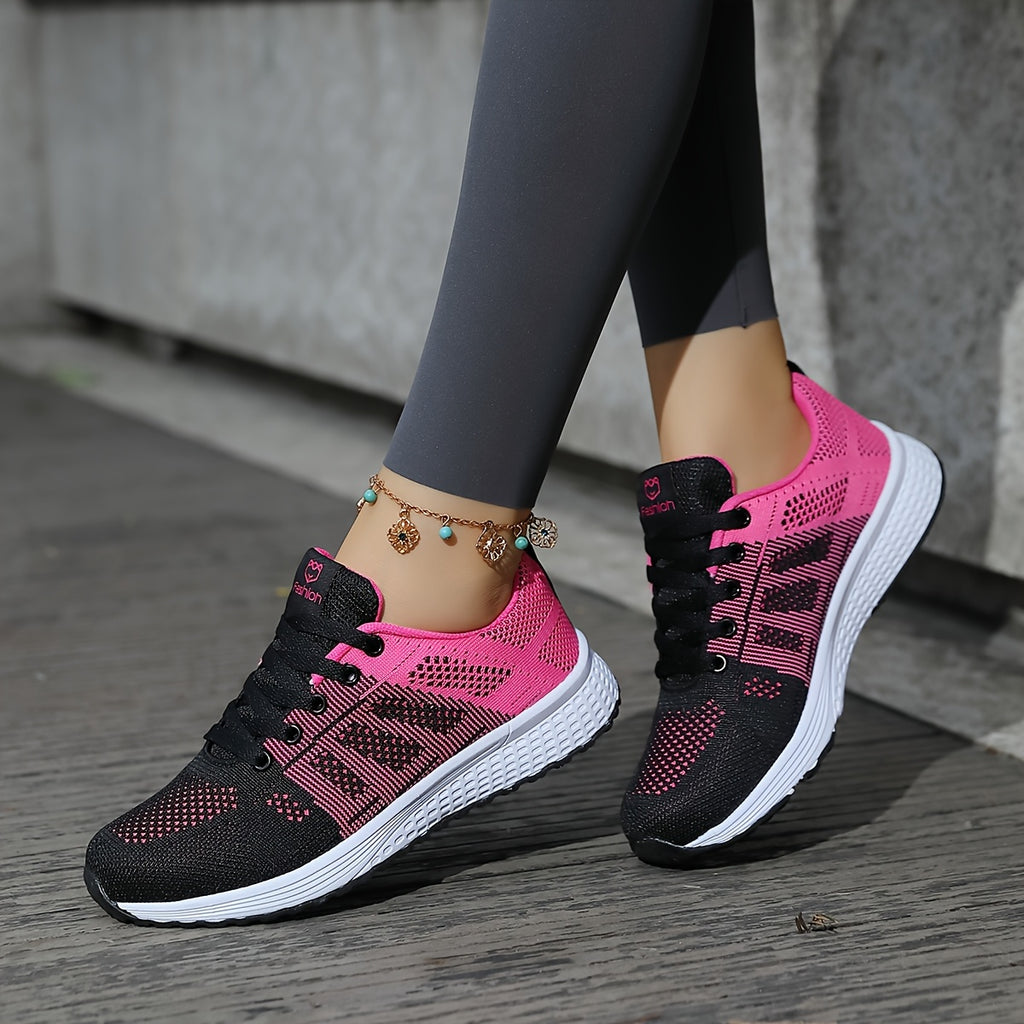 Lightweight Breathable Womens Mesh Casual Sneakers - IRON GODDESS