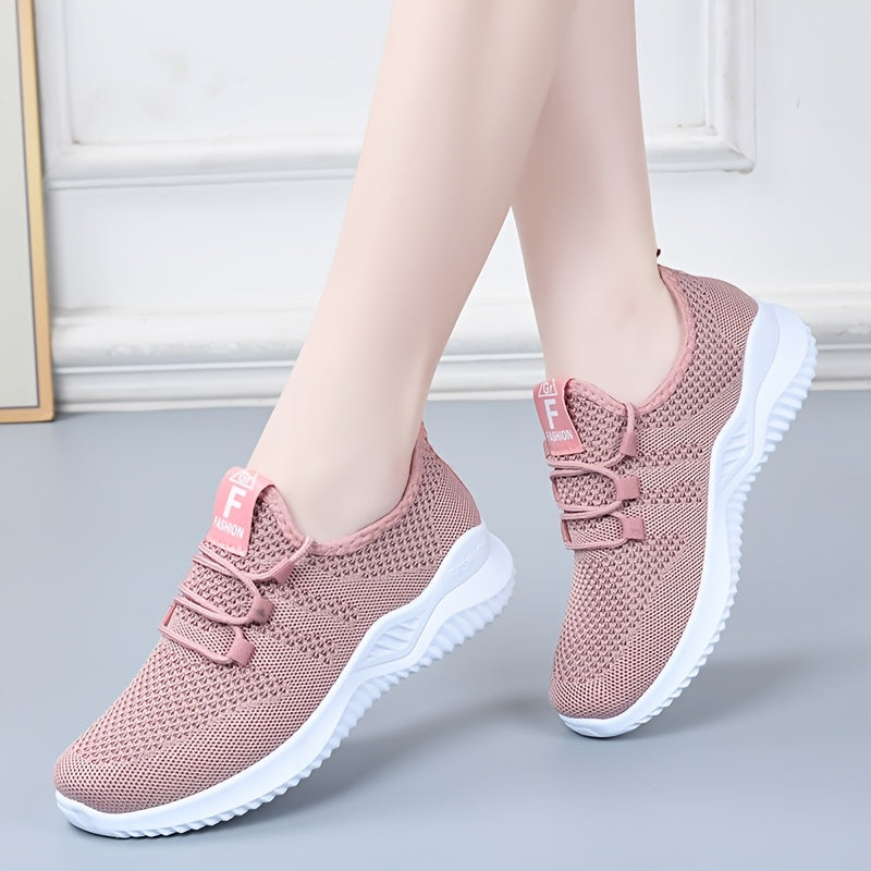 Lightweight Breathable Mesh Womens Sneakers AllSeason Comfort - IRON GODDESS