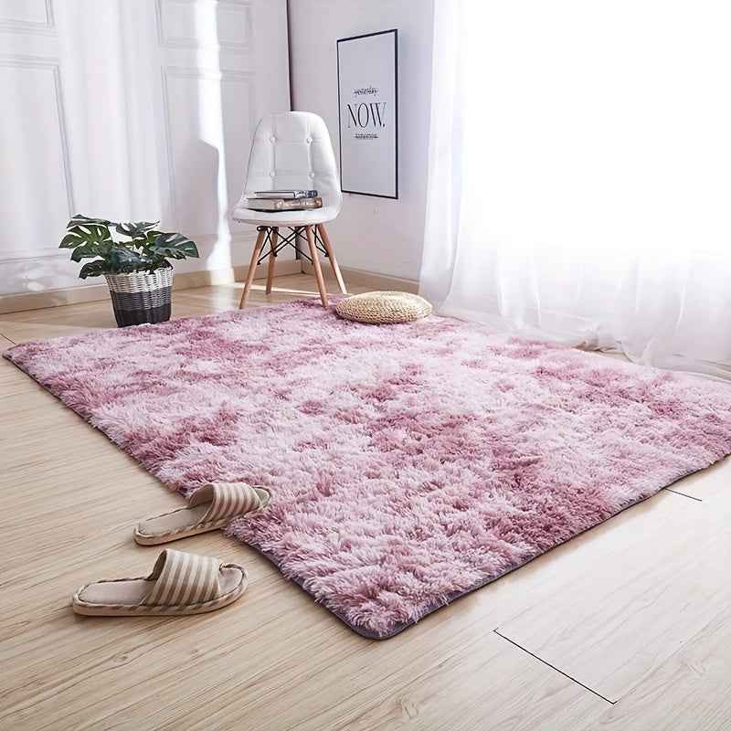 [Floor for Bedside] 1pc Soft Shaggy Plush Area Rugs | Non Slip Fluffy for Living Room Bedroom Nursery, Indoor Decor