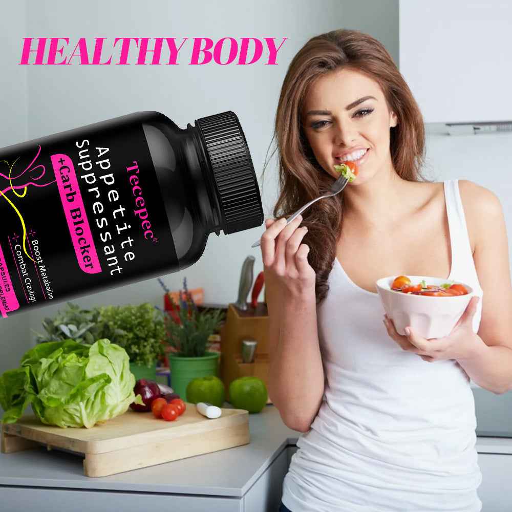 Appetite Suppressant - Supports Bowel Movements And Eating Regularity For Men And Women - 120 Capsules