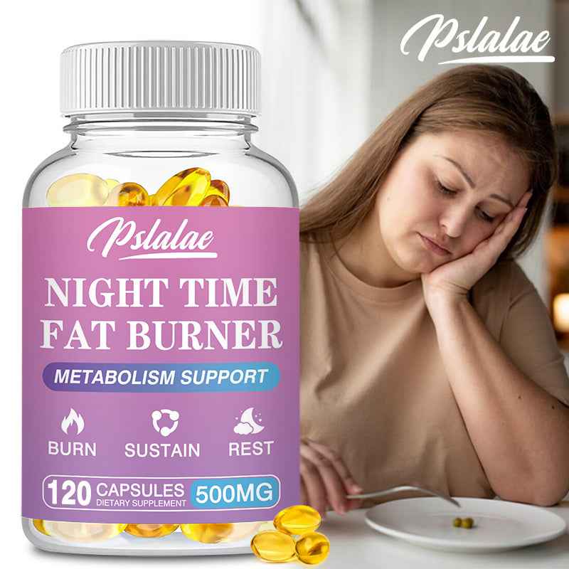 Night Time Fat Burner - Appetite Suppressants - Night-Time Fat Burner for Women & Men - Metabolism Booster Weight Loss Pills Menopausal use, feminine care,Regulate ph balance -120pcs