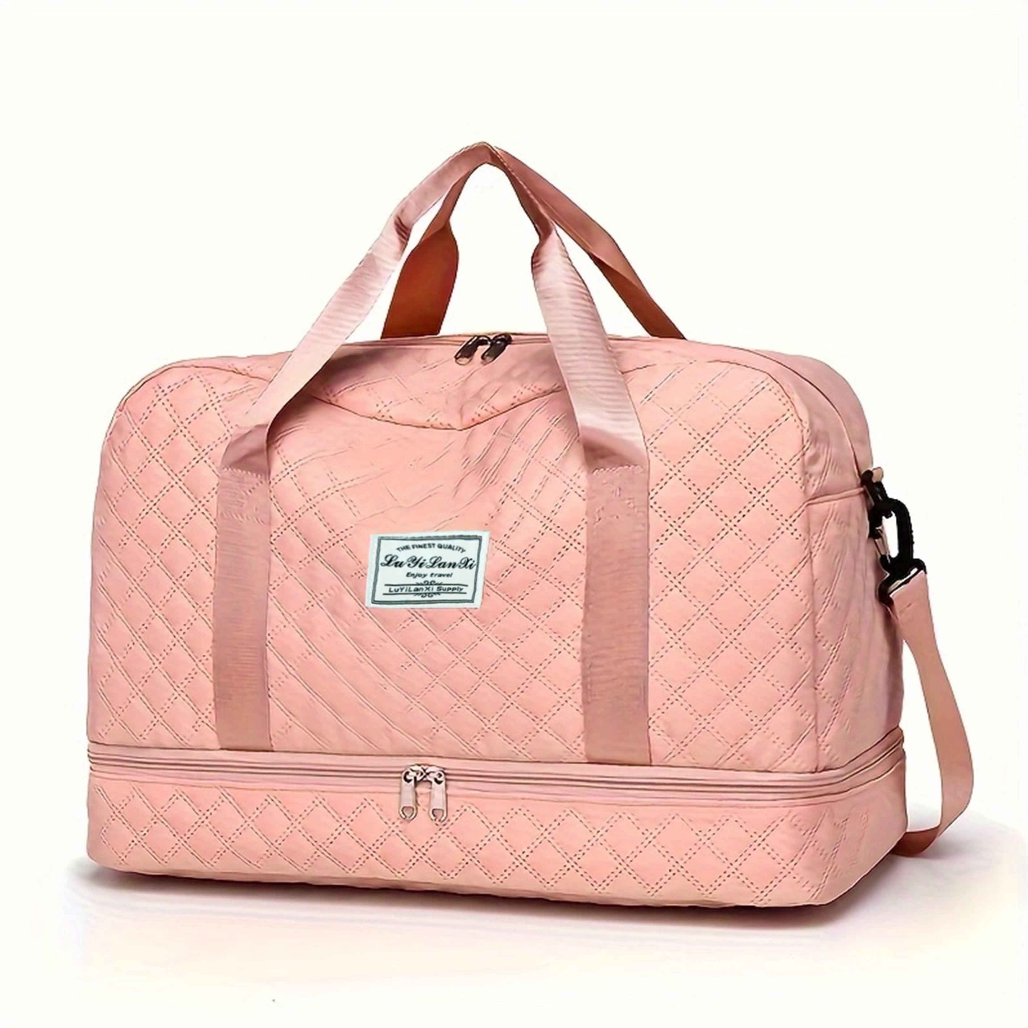 [Luxury Tote Bag] Luxury Oversized Tote Bag | Stylish and Practical Compartment Design, Multi-Functional Carry with Wet-Dry Separation and Convenient Side Pocket, Suitable for Travel and Fitness Activities