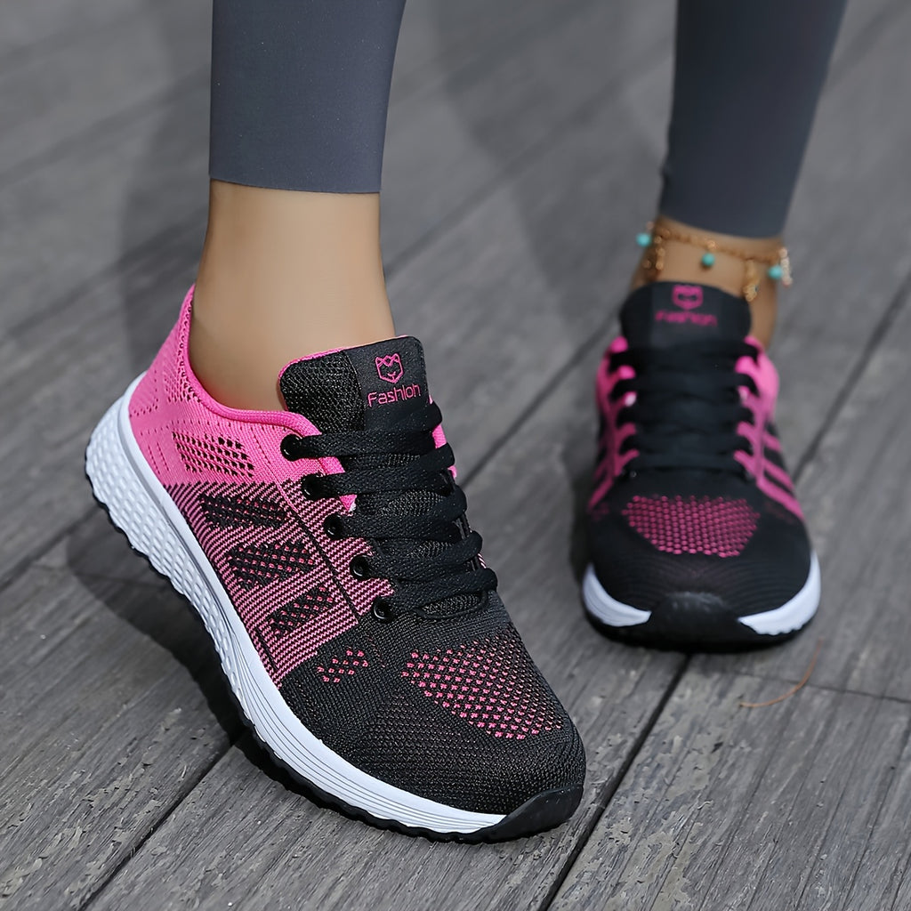 Lightweight Breathable Womens Mesh Casual Sneakers - IRON GODDESS