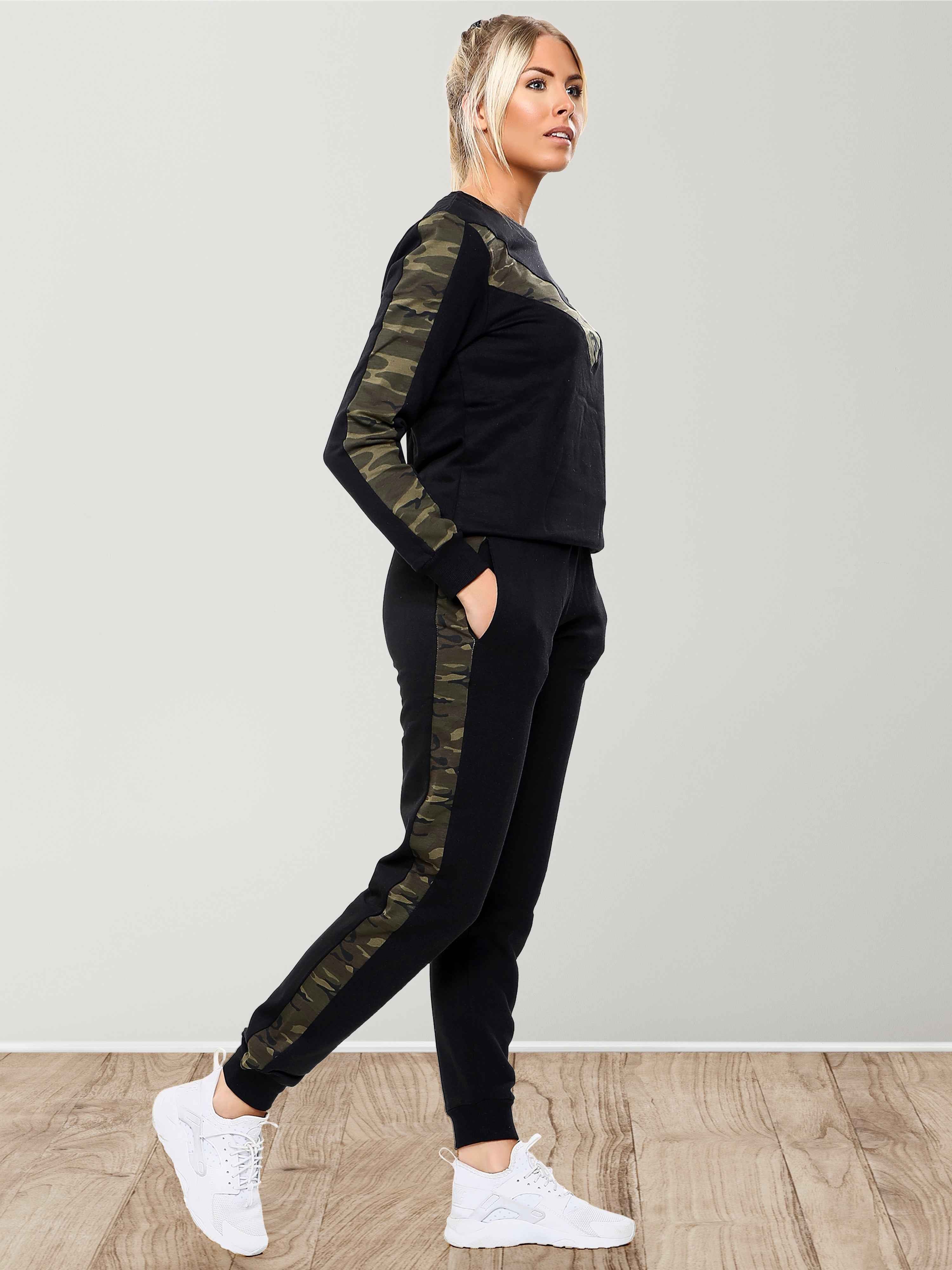 Love My Fashions Women'S Two-Piece Tracksuit Set Long Sleeve Top and Jogger Bottoms with Pockets, Casual Lounge Wear & Activewear Outfit