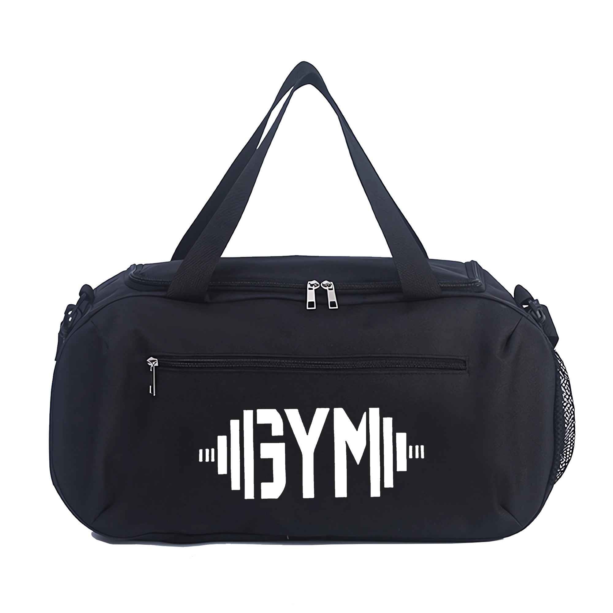 [Gym Dumbbells Print Duffel Bag] Gym Dumbbells Print Large-Capacity Lightweight Zipper Duffel Bag - Durable Polyester Gym & Travel Bag with Reinforced Handles, Machine Washable for Yoga, Training, College, Vacation, Gym Bag, Outdoor Sports Bag, Modern Duf