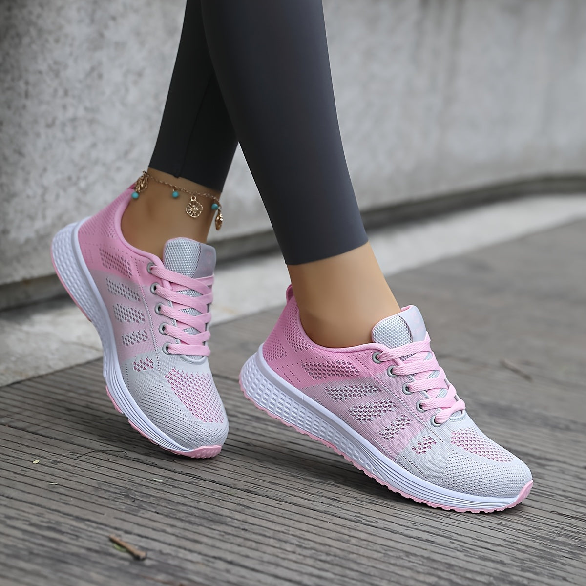 Lightweight Breathable Womens Mesh Casual Sneakers - IRON GODDESS