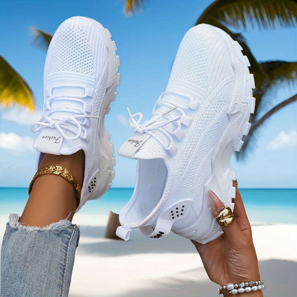 Chic Large Ladies Casual Shoes SpringAutumn Travel Style